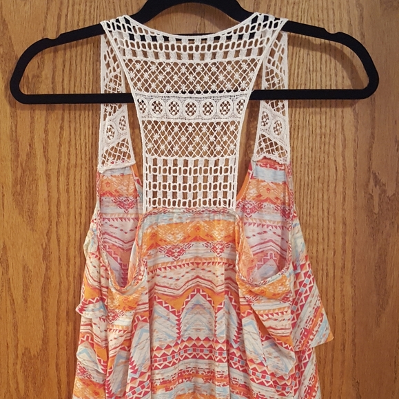 Super Cute Crocheted Racer Back Tank - Picture 3 of 5